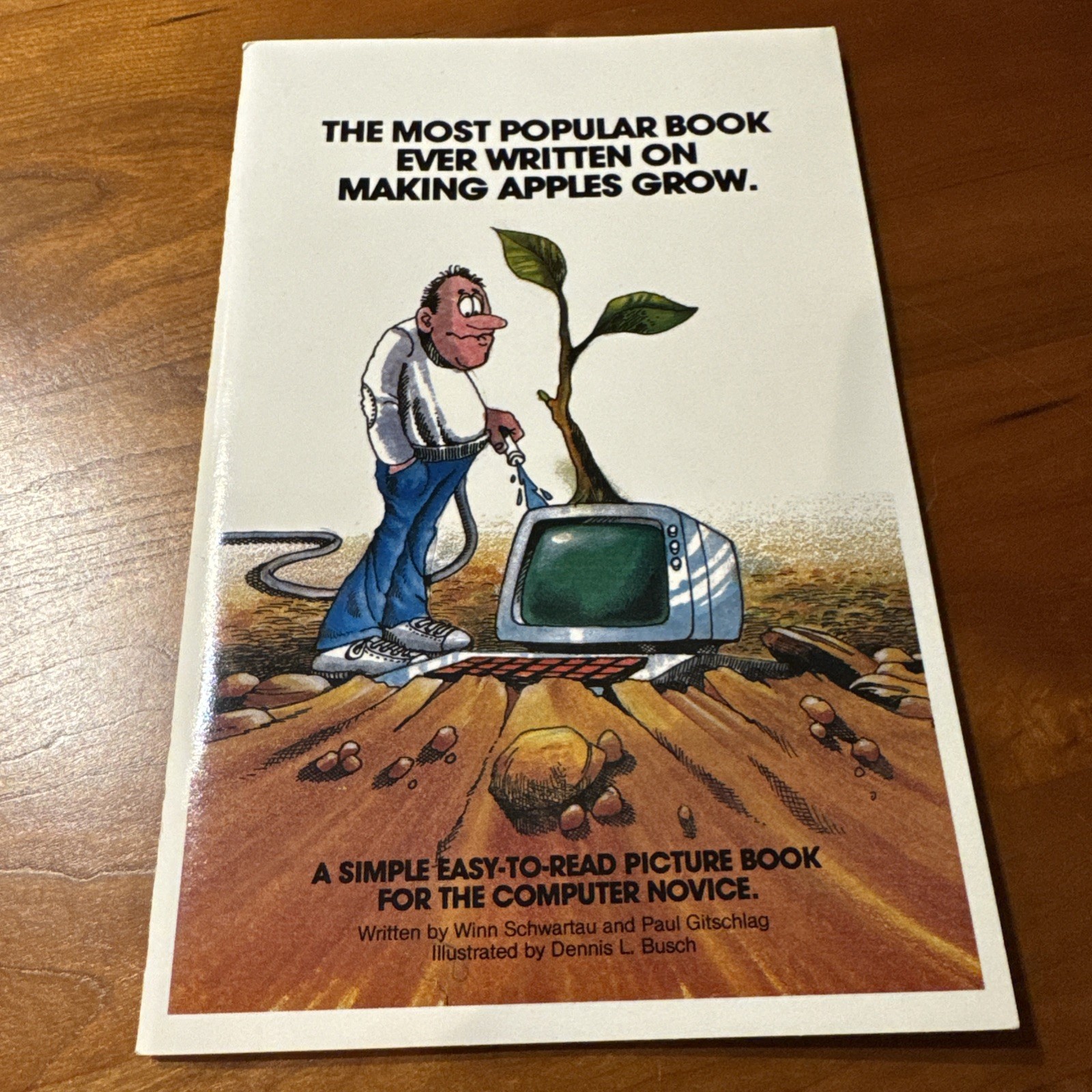 RARE The Most Popular Book Ever Written Making Apples Slotware Microtek 1983