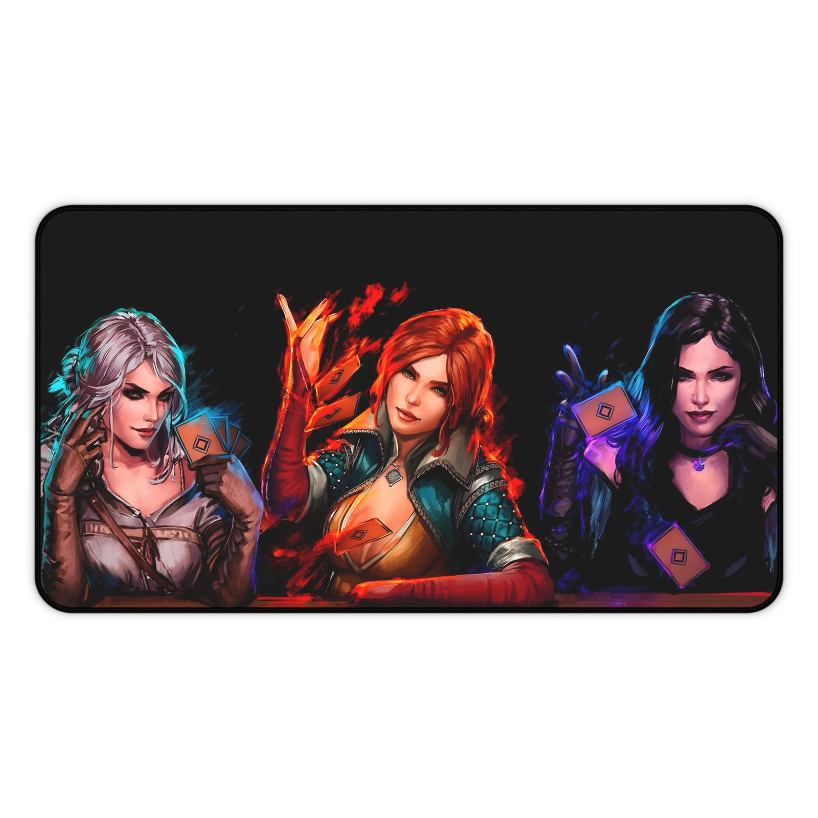 Desk Mat&Mouse Pad:Triss Merigold,Yennefer of Vengerberg,Ciri,The Witcher