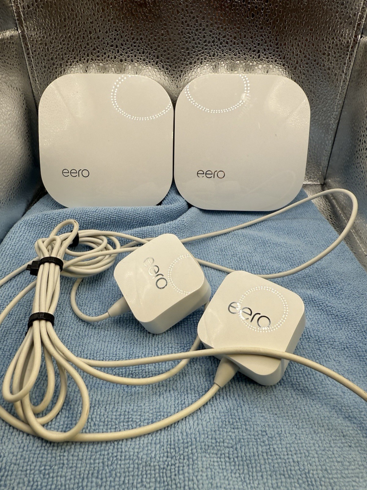Eero Mesh Wi-Fi Routers With Power Cables - 2 Pack - 802.11a/b/g/n - (1st Gen)