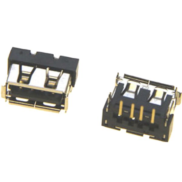 USB032 4 Pins Female JS-AF12-002 PCB USB Connector Jack Plug Socket Port 2.0