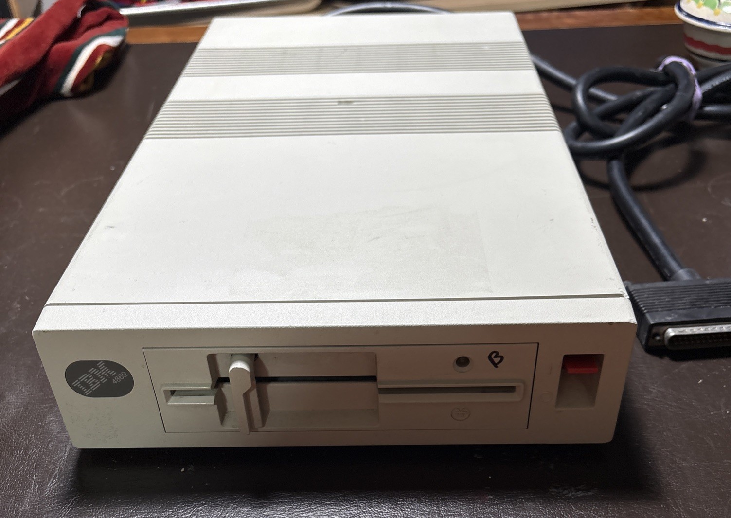 IBM 4869 External 5.25“ Floppy Disk Drive Personal System Untested