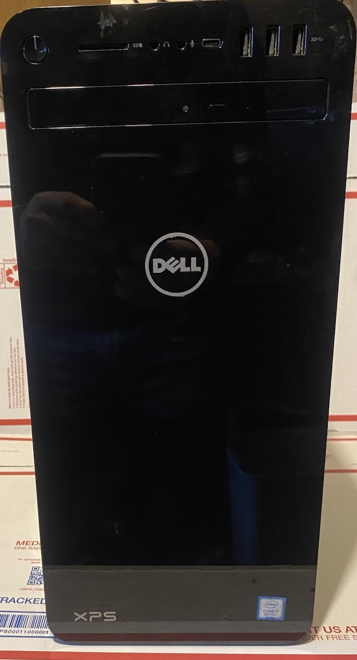 Dell XPS 8930 Desktop - i7-8700 - 16GB RAM - 512GB SSD - Wi-Fi - Win10 GXT 1060