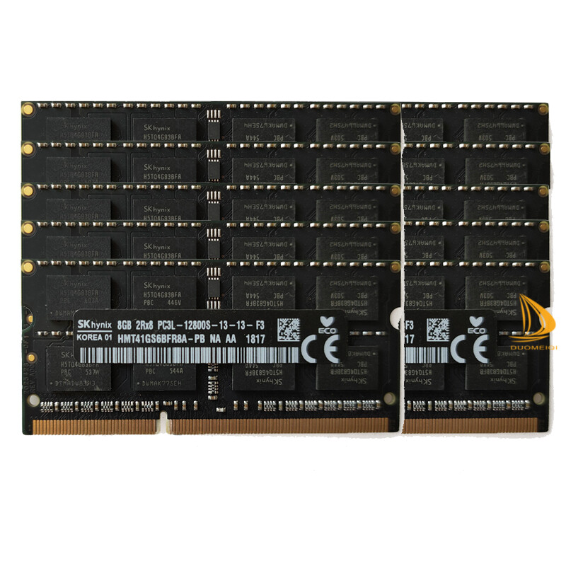 SK Hynix 10pcs 8GB 2RX8 DDR3 1600MHz PC3L-12800S SO-DIMM Laptop RAM Memory LOT