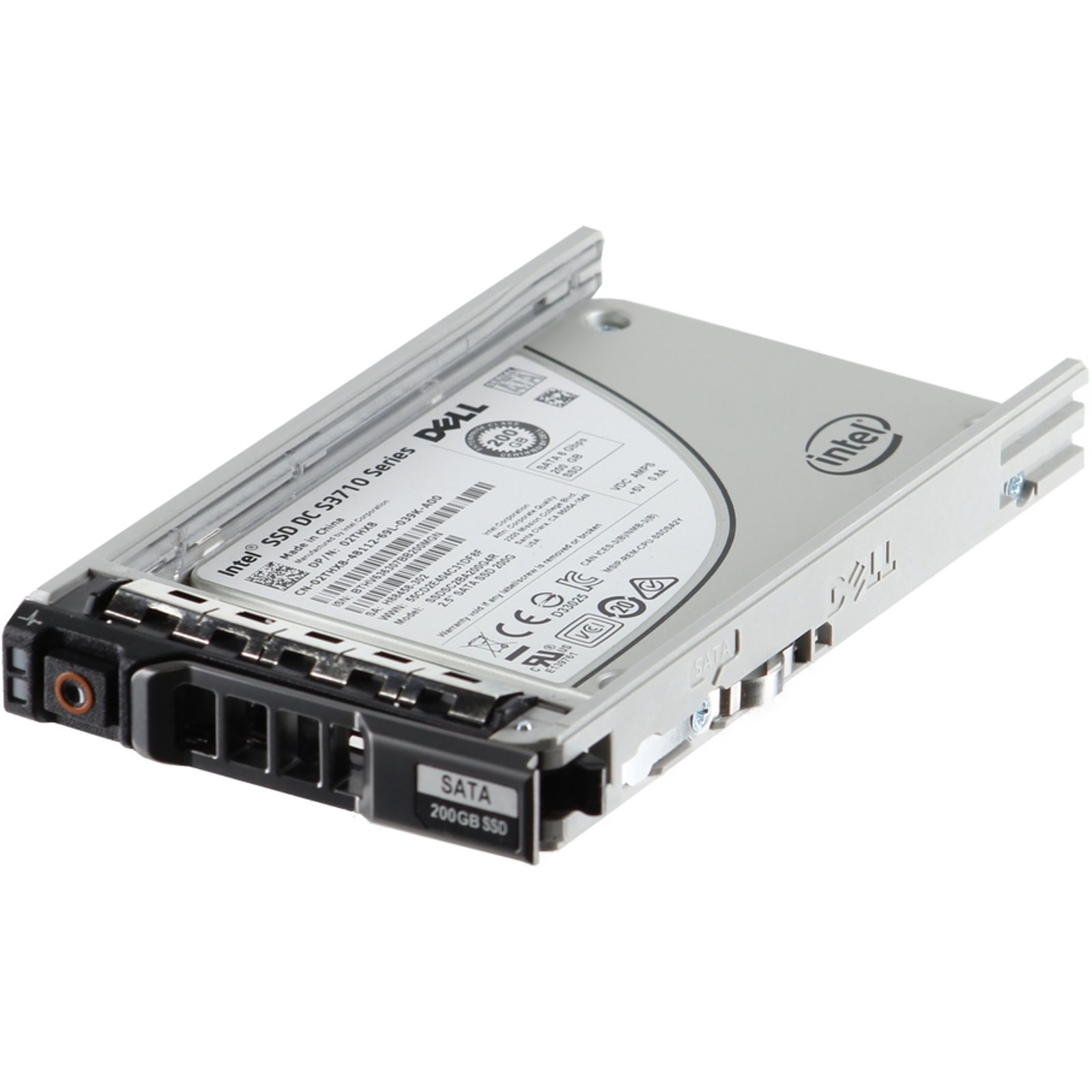 2THX8) -CO3 Dell 200GB 6Gbps SATA WI MLC 7mm 2.5 SSD S3710 CPO