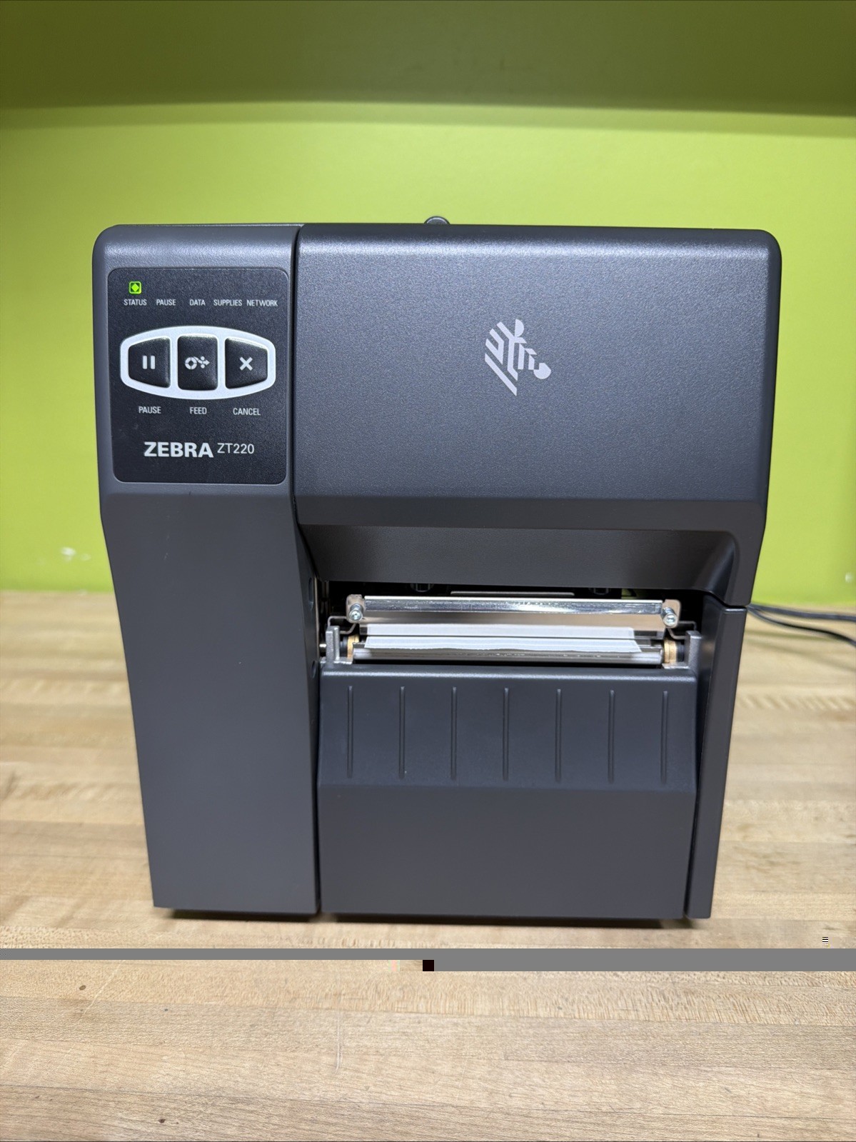 Zebra ZT220 Thermal Transfer Label Printer USB W/Power Cord Great Condition