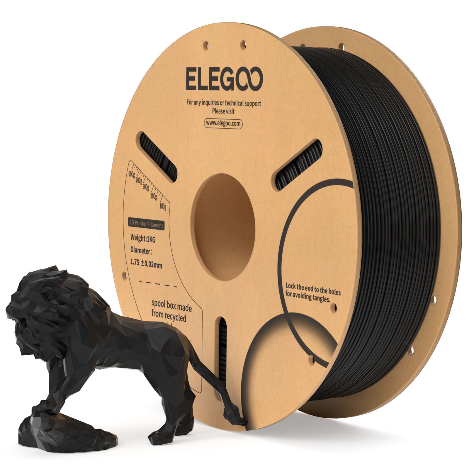 【Buy 3 Get 2 Free,Add 5】ELEGOO PLA PLA+ Rapid PLA+ ASA 3D Printer Filament 1KG 
