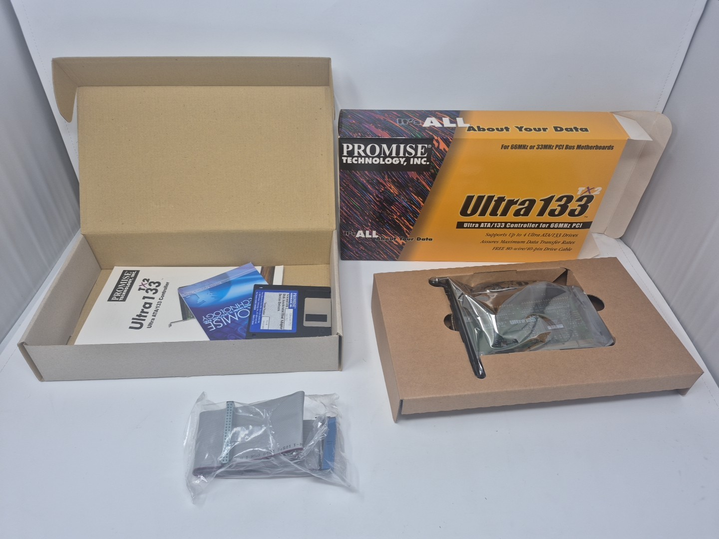 Promise Technology Ultra133 TX2 Ultra ATA / 133 PCI IDE Controller 33 & 66 MHZ
