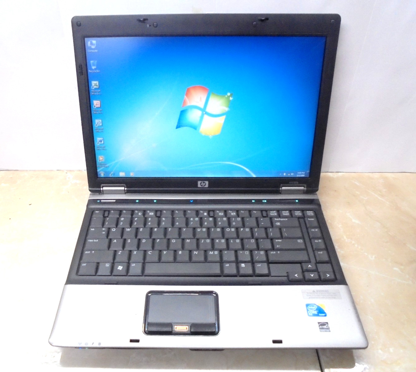 HP Compaq 6530b Core Duo P8600 @ 2.40GHz 4GB RAM Windows7 Office 2013