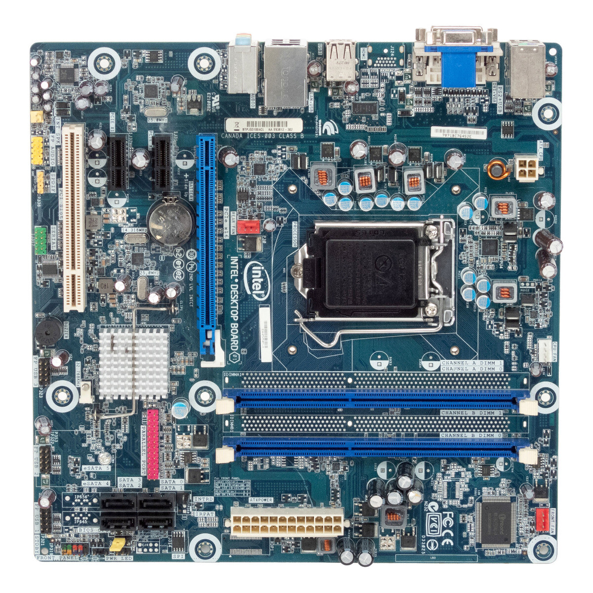 Mainboard Intel DH55PJ E93812-302 Socket 1156 DDR3 PCIe PCI mATX