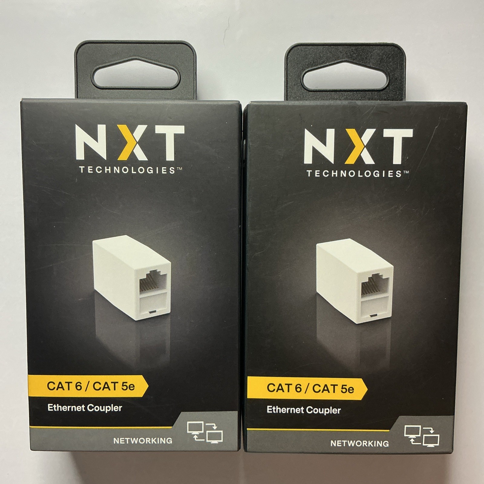 NXT Technologies RJ45 to RJ45 Ethernet Coupler Female to Female Lot Of 2 New