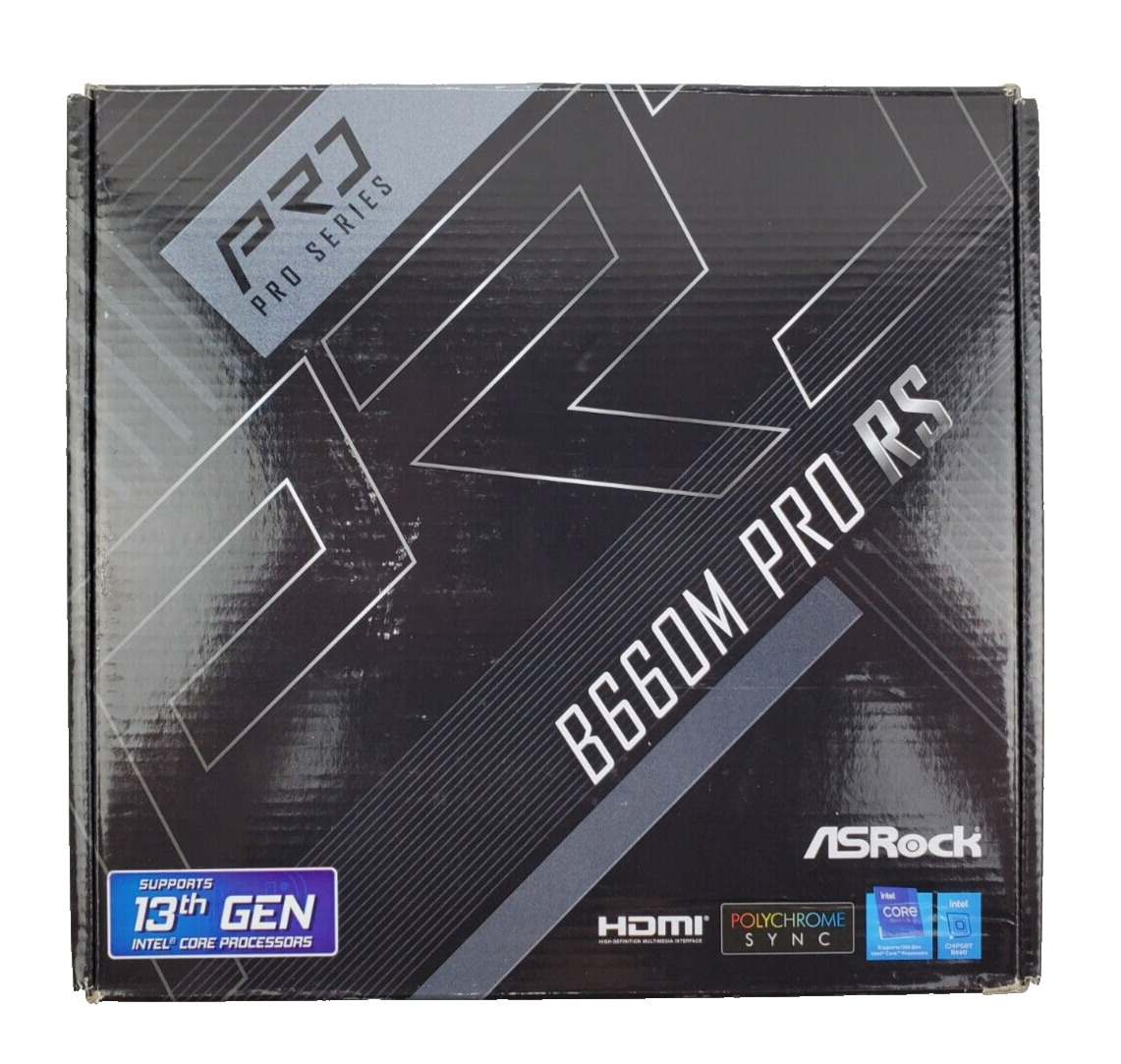 ASRock B660M Pro RS, LGA 1700 MicroATX Intel Motherboard (Please Read)