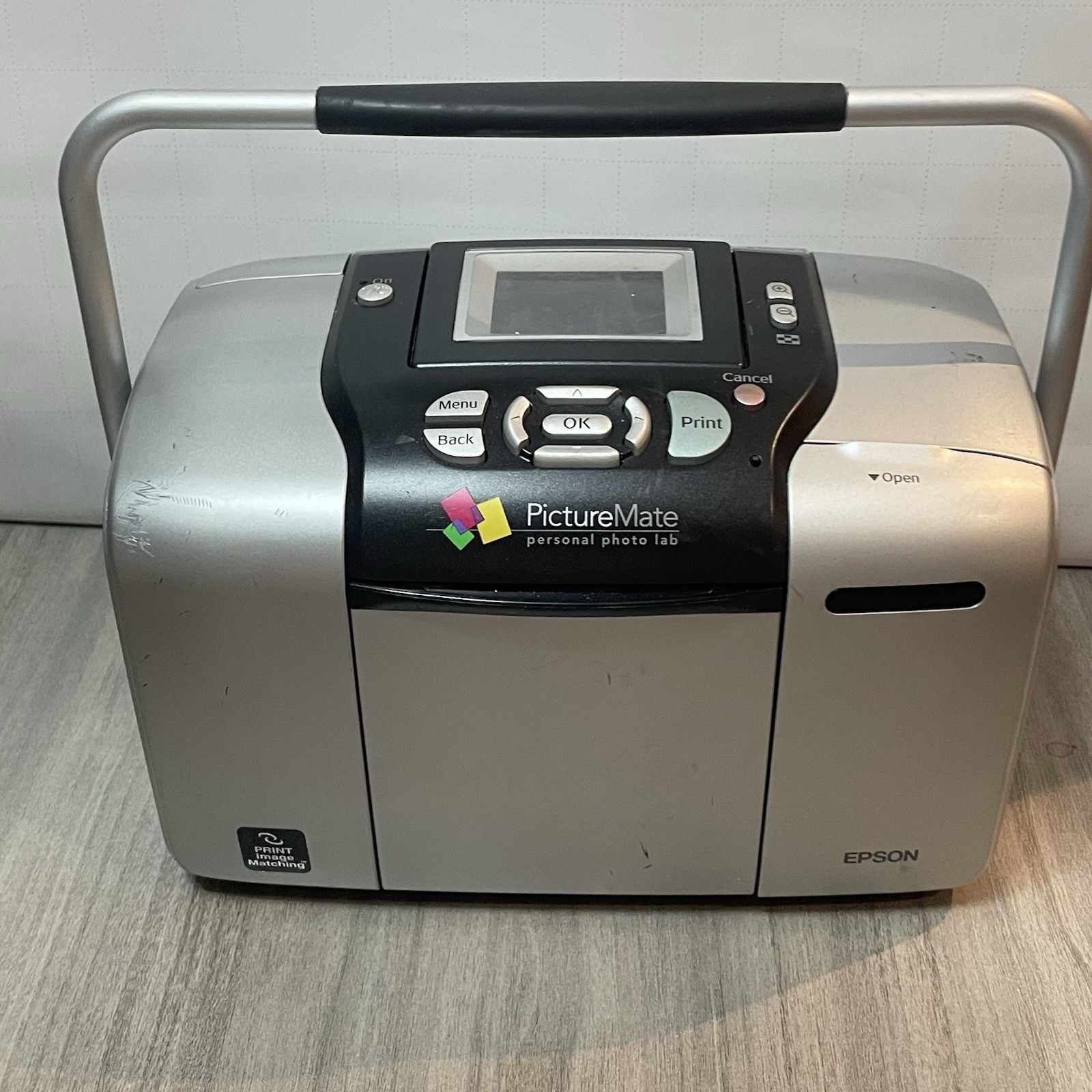 Epson PictureMate Color Inkjet Digital Photo Printer, USB, Model T557 UNTESTED