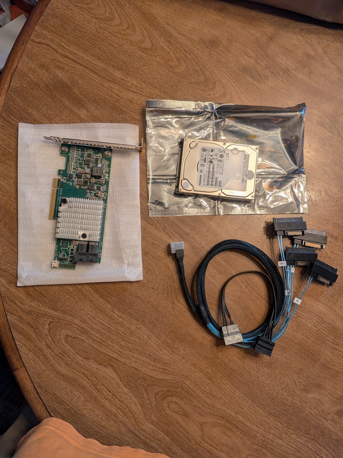 Enterprise Storage Starter Bundle: 1.2TB 10K SAS HDD, LSI 9300-8i HBA & Cables