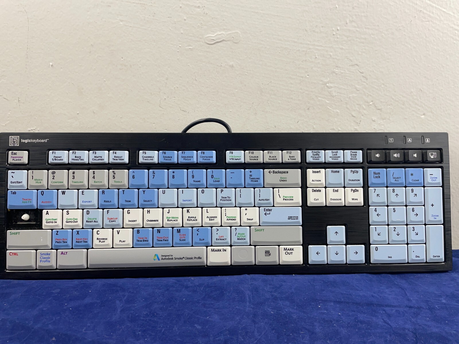 LOGICKEYBOARD LXH-JME7596H Video Editing Keyboard