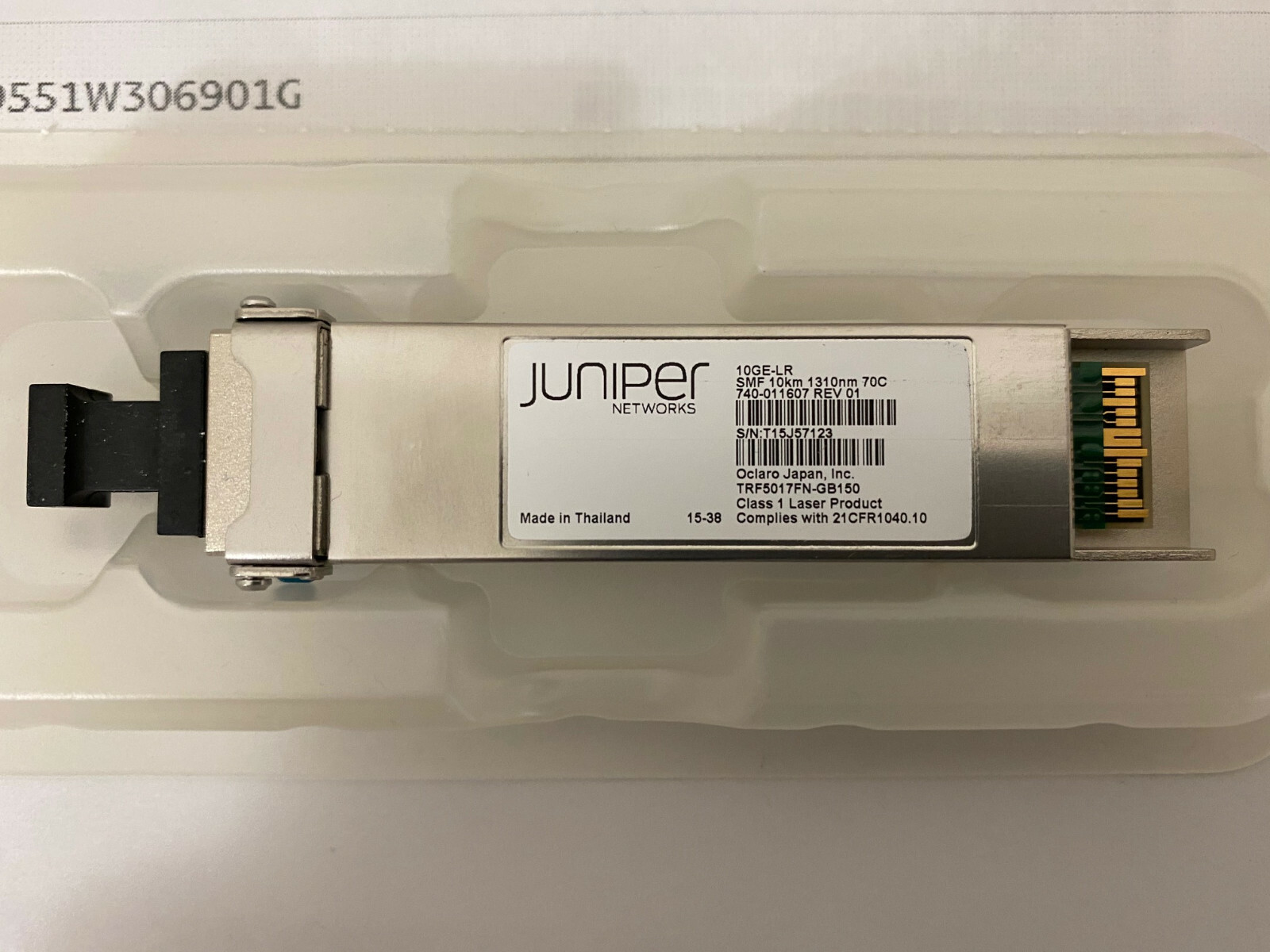 Juniper Networks EX-XFP-10GE-LR  XFP-10GE-LR XFP 1310nm 10km over SMF