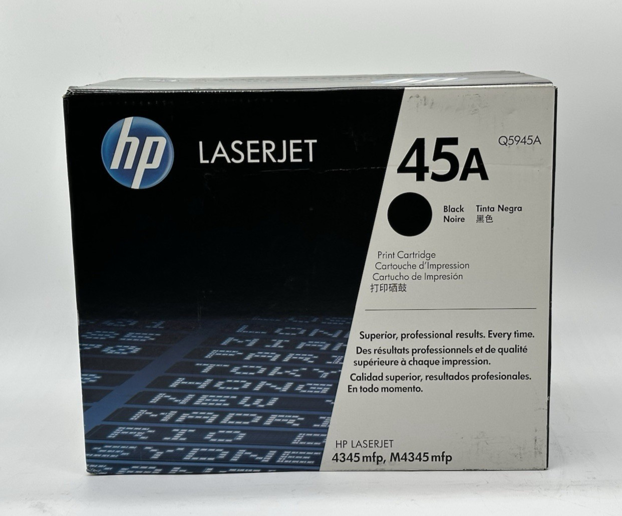 HP 45A Q5945A Genuine Black Toner Cartridge for LaserJet 4345 mfp, M4345 mfp