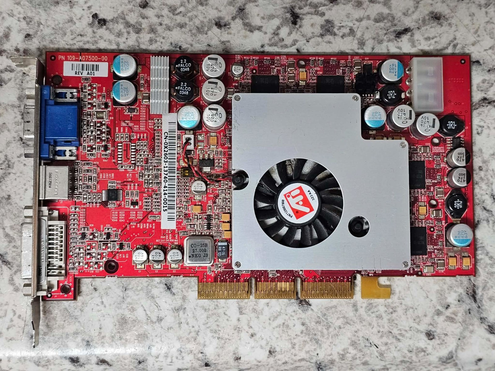 Vintage Retro Gaming ATI Radeon 9800 Pro 128MB DDR AGP 8x – P/N 102A0753400
