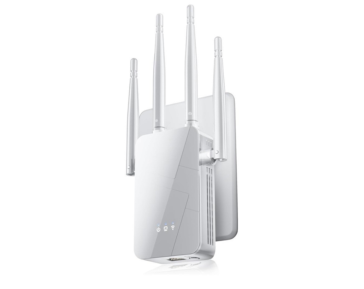Baetaey 2024 WiFi Extender Signal Booster Dual Band 300Mbps up to 10000 Sq.Ft