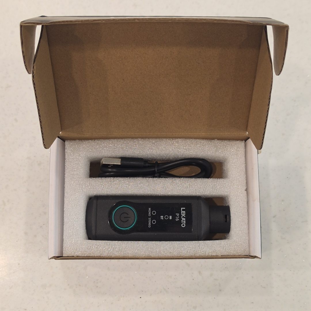LEKATO XLR Bluetooth Receiver Wireless Audio Adapter For Mixing Console Speaker