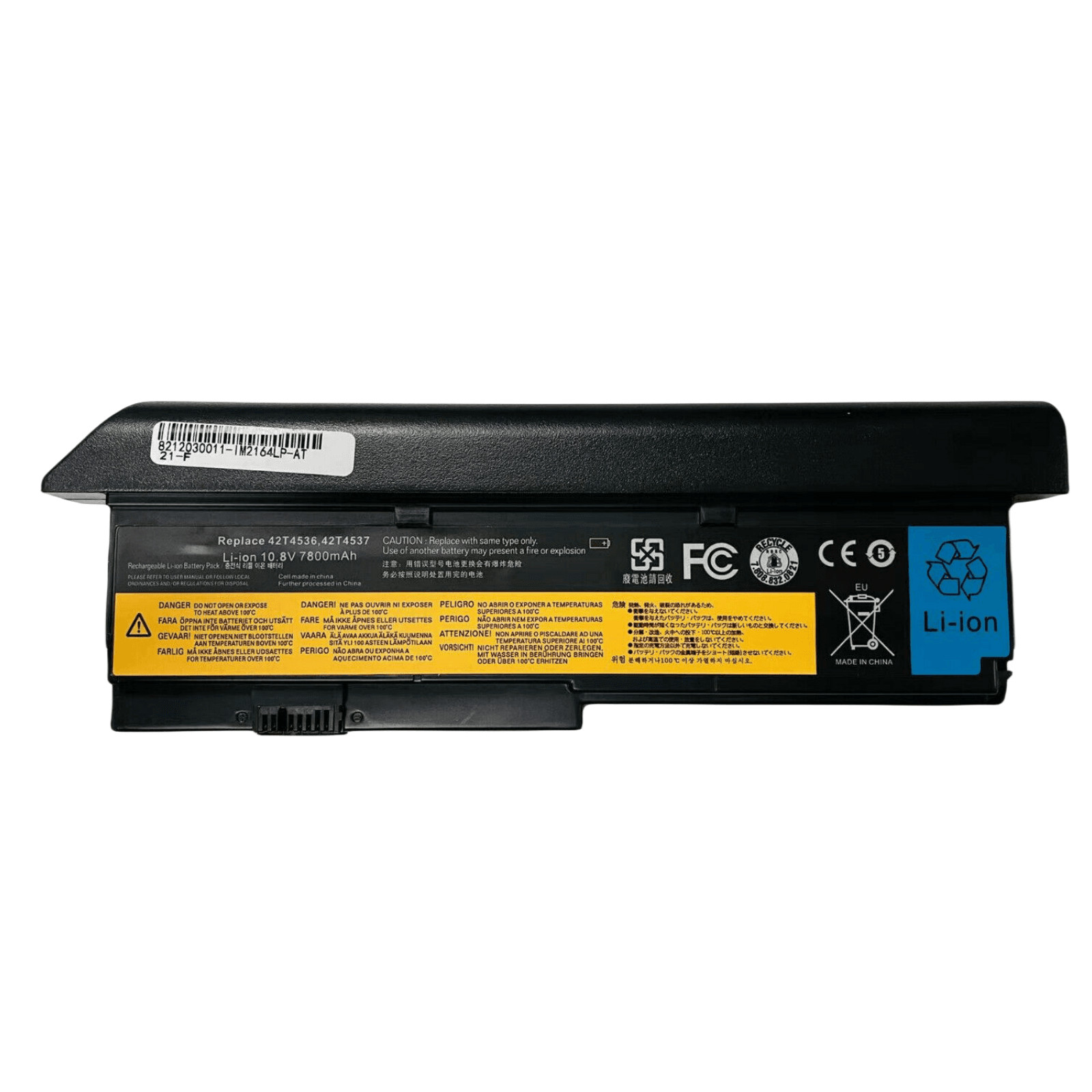 New 7800mAh 10.8V Battery For ThinkPad X200 X201 X201i  X201s 42T4536 42T4537