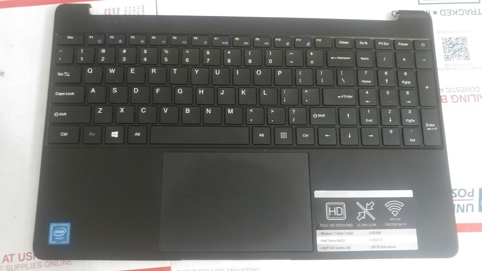 Packard Bell Cloud Book N15550 Palmrest keyboard touchpad