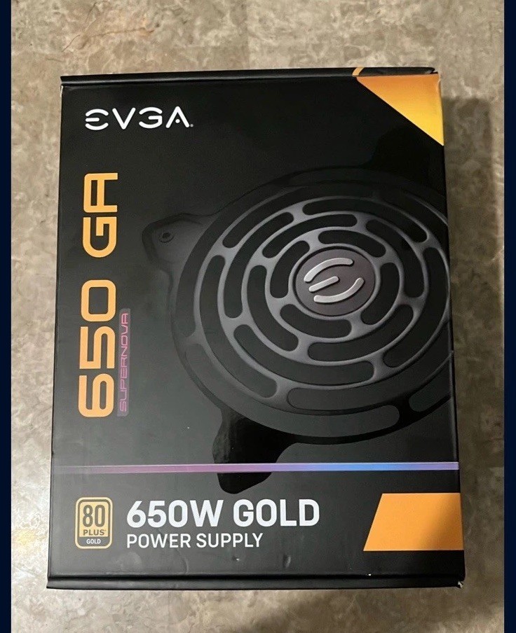 EVGA 650 GA 650W 80 Plus Gold Modular ATX Power Supply with PCIe & SATA