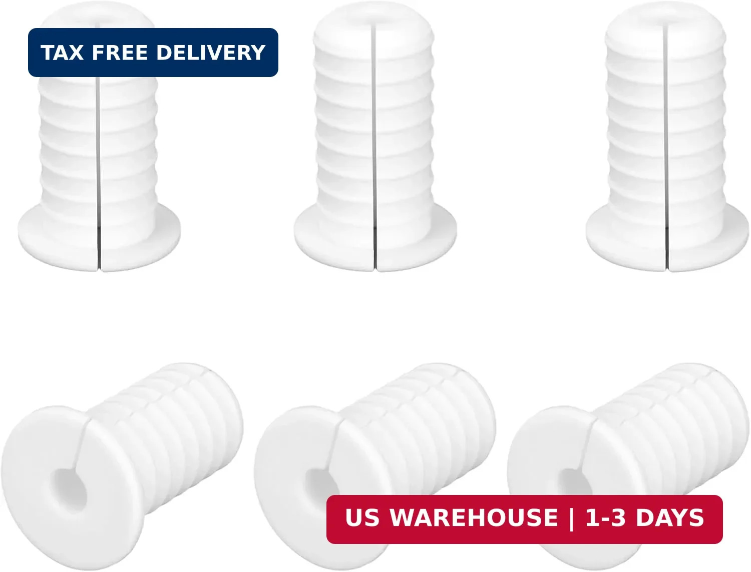 4pcs 3/4 Inch Cable Grommets for Starlink, Anti-Slip Cable Routing Kit Split Wal