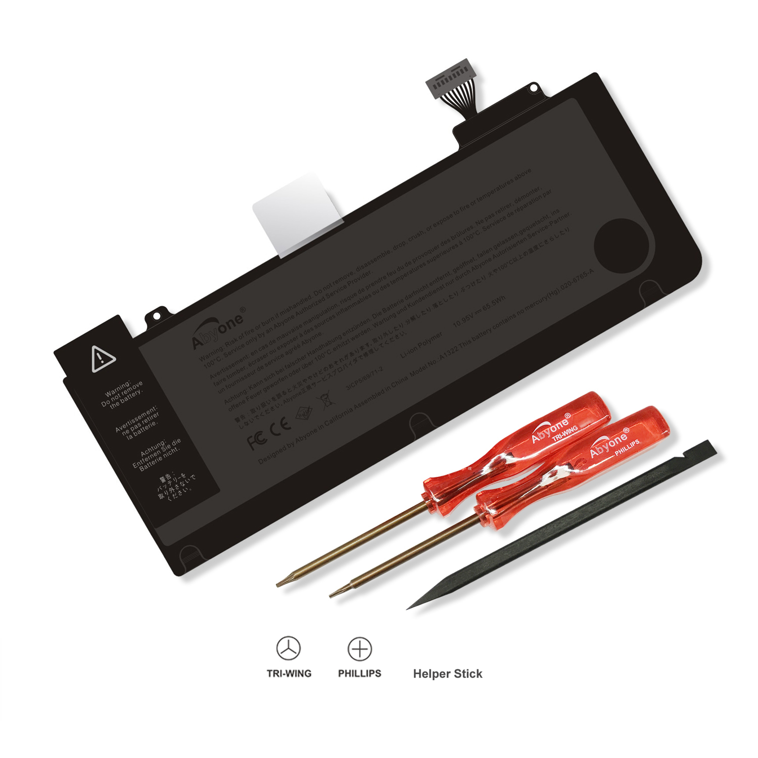 Abyone Laptop Battery for Apple MacBook Pro 13 inch A1322 A1278 Early Mid Late