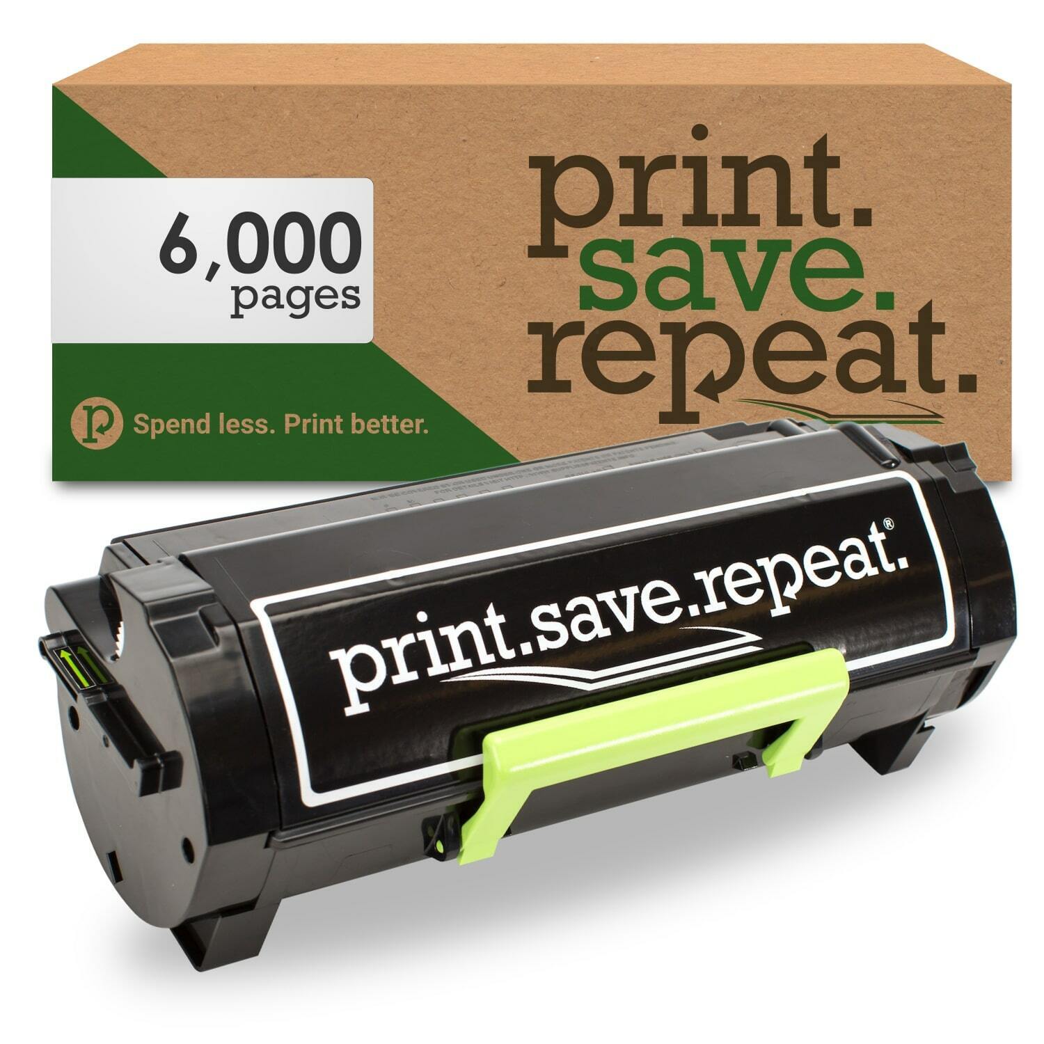 Print.Save.Repeat. Lexmark 56F1000 Toner Cartridge MS321 MS421 MX321 MX421 [6K]