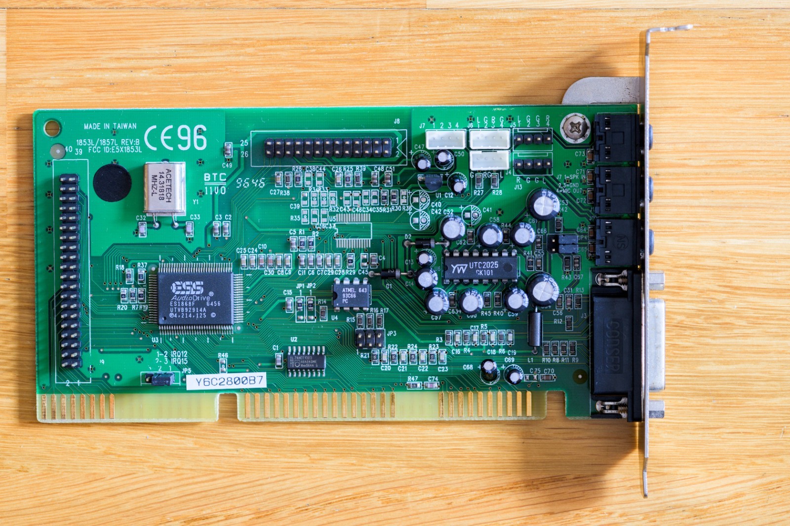 BTC 1853L / ESS AudioDrive ES1868F / ISA Sound Card - Working