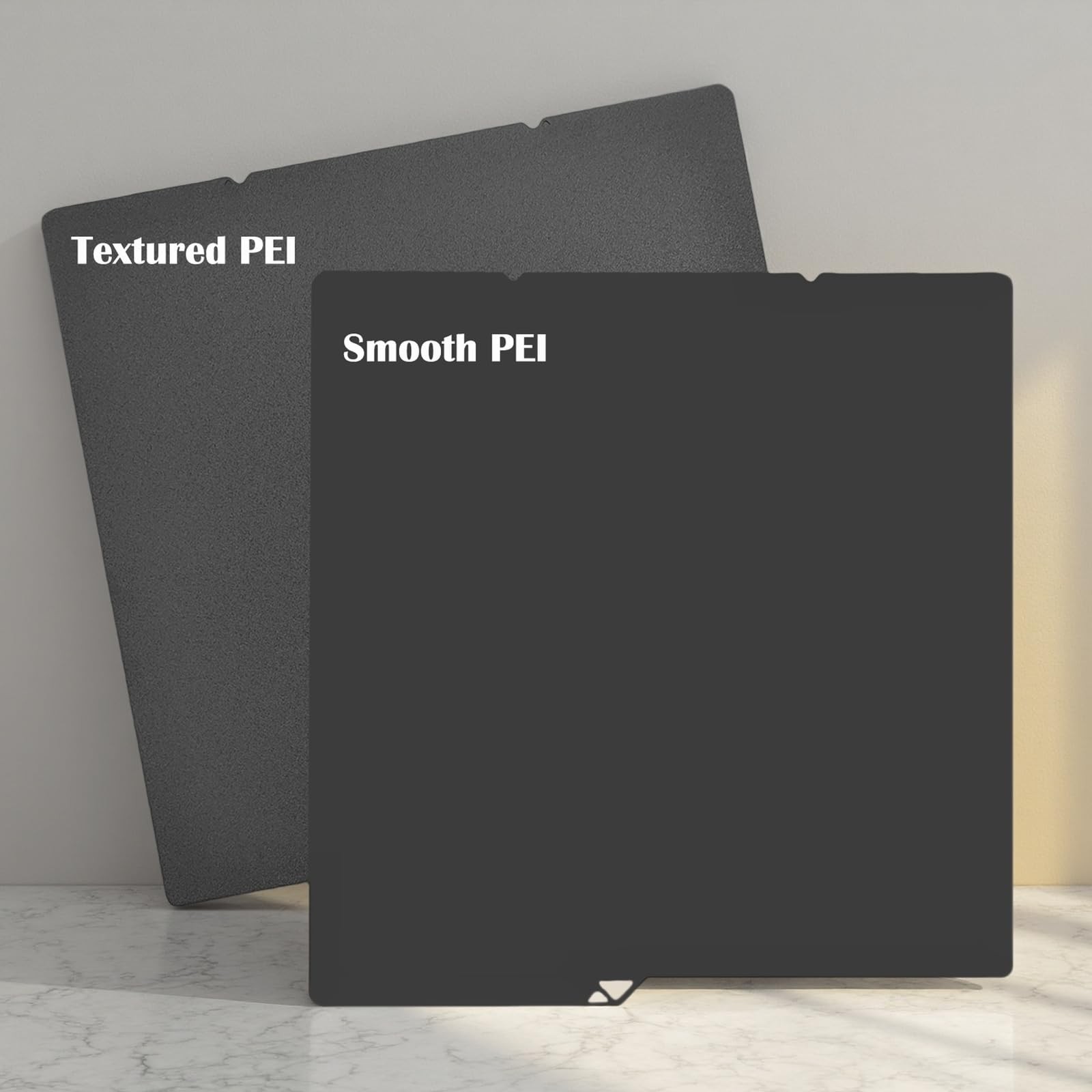 Kobra S1 Smooth Textured 3D Printer Build Plate Smooth+Textured PEI (Black) 