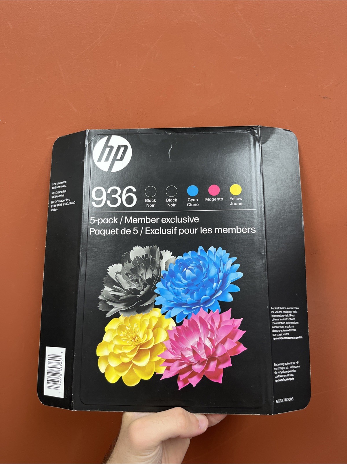HP 936 5-Pack (6C3Z7BN) EXP JAN 2028 NEW (E6)