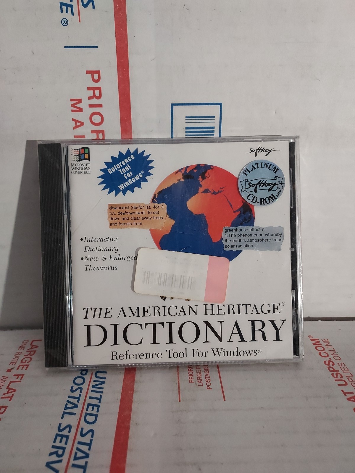 The American Heritage Dictionary Reference Tool For Windows (PC CD-ROM) - #175h
