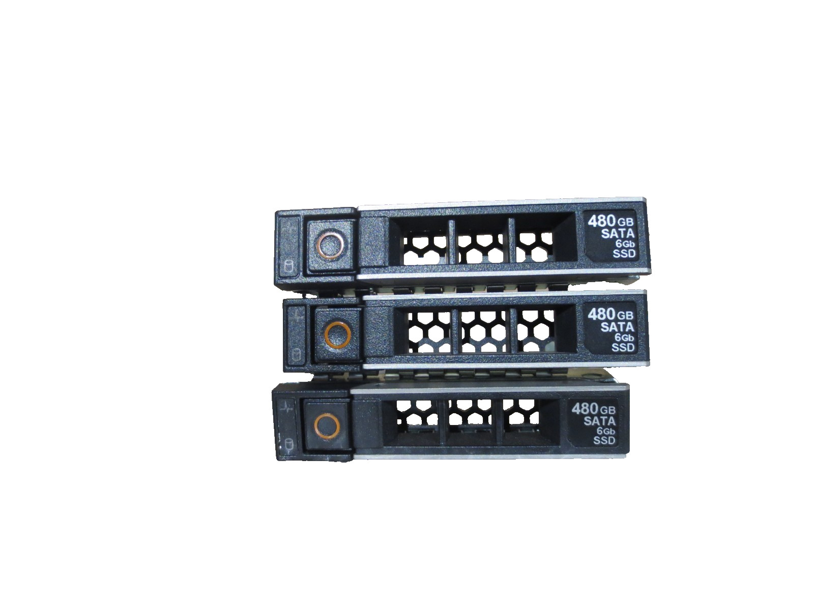LOT OF 3 Dell 0DXD9H 2.5 Poweredge Tray Caddy SATA 480GB  6GB SSD