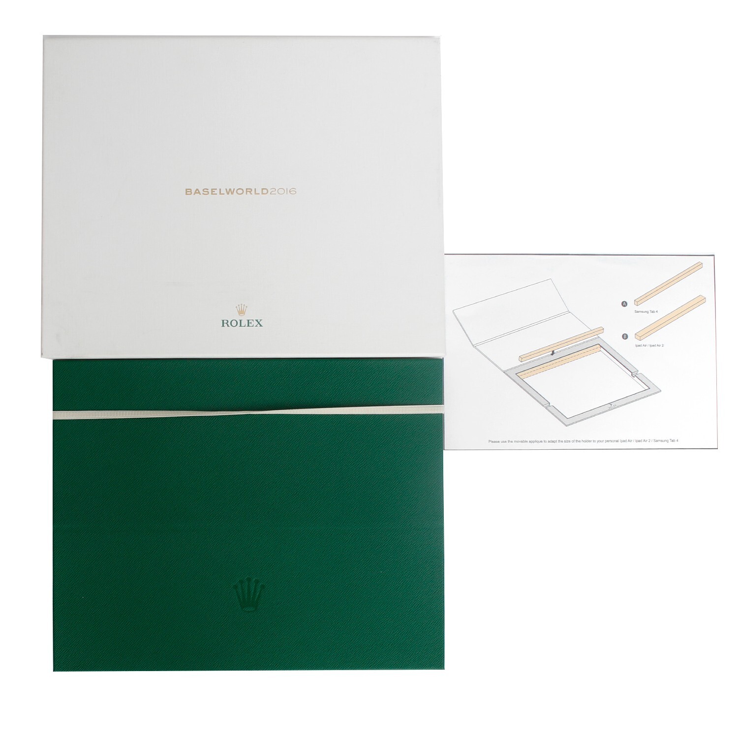 Rolex Green Tablet Case for Ipad Air or Samsung Tab # 60747