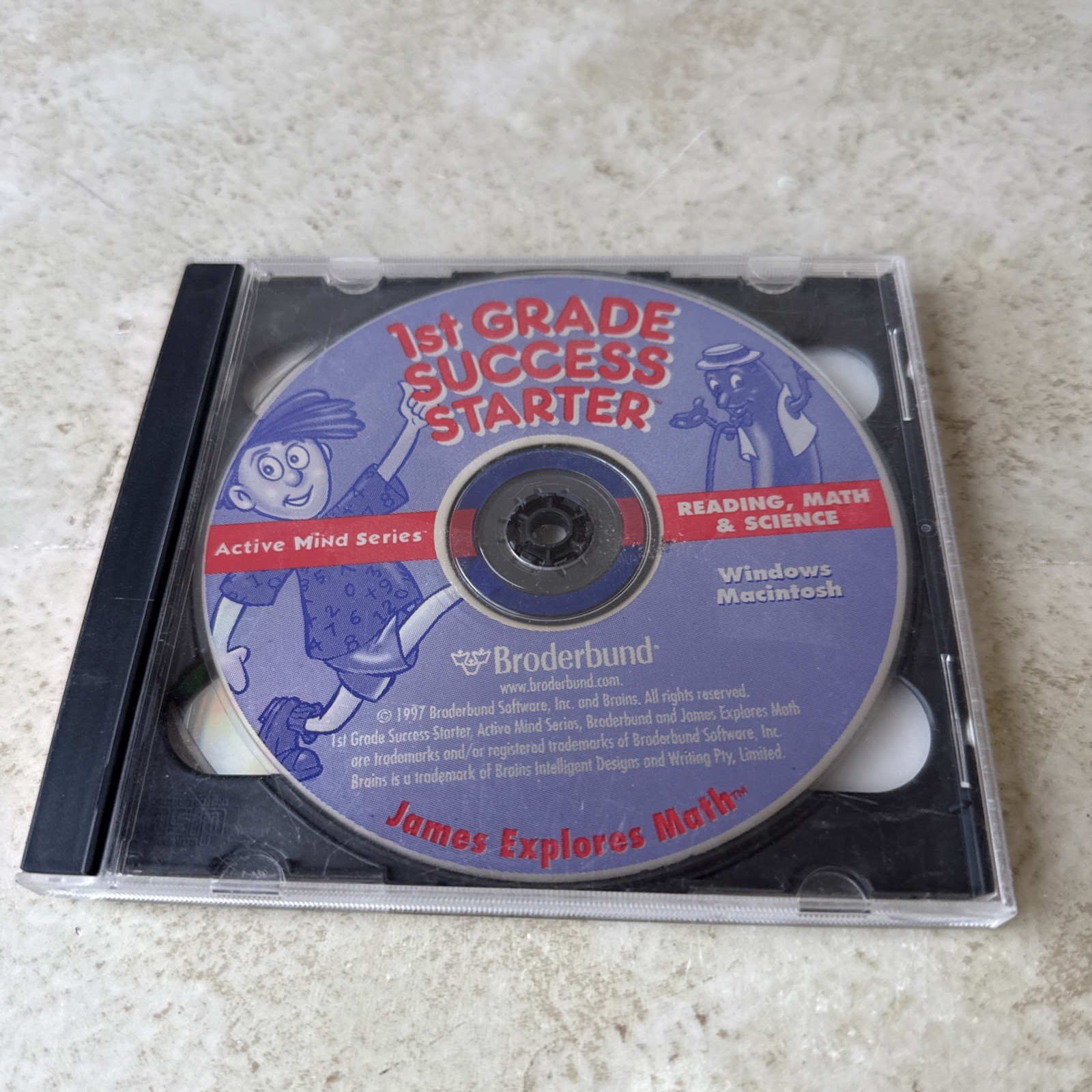 1st Grade Success Starter -  The Treehouse & James Explores Math CD-ROM PC