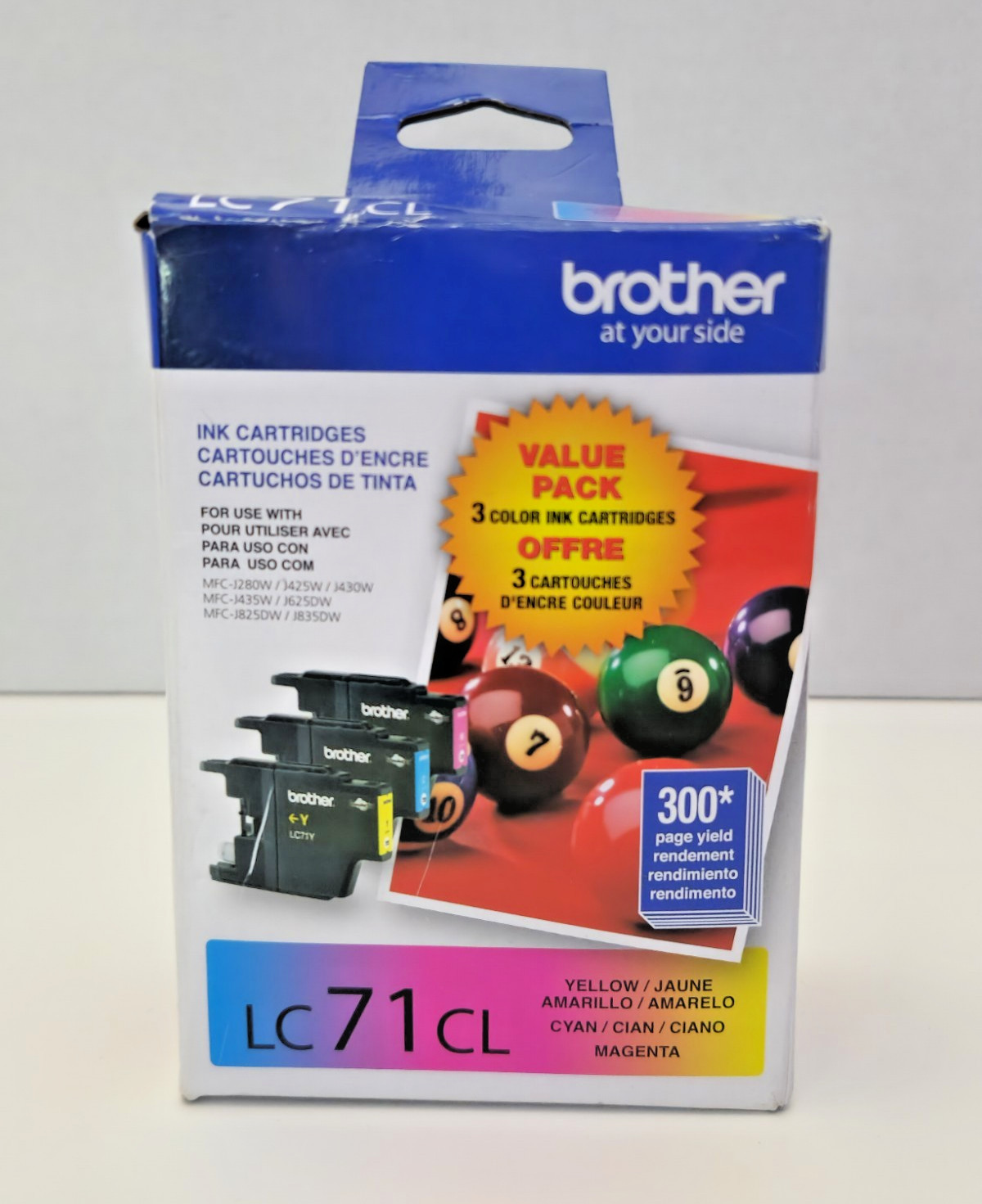 Genuine Original Brother LC71BK Ink Cartridge Black New Sealed Expiration 2019