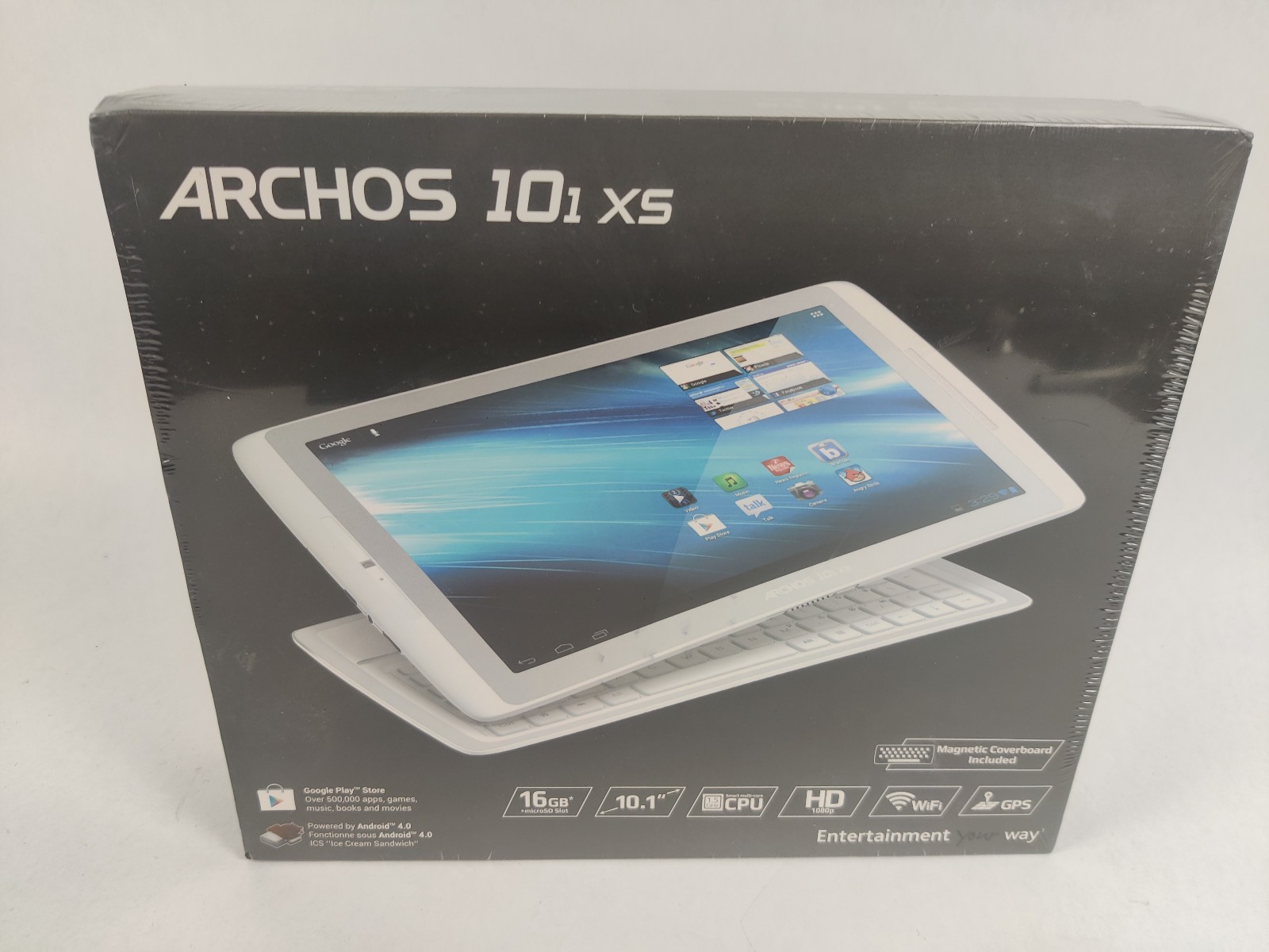 NEW Archos 101 XS - 10.1" Internet Tablet w/ QWERTY Keyboard Case 502126 Bundle