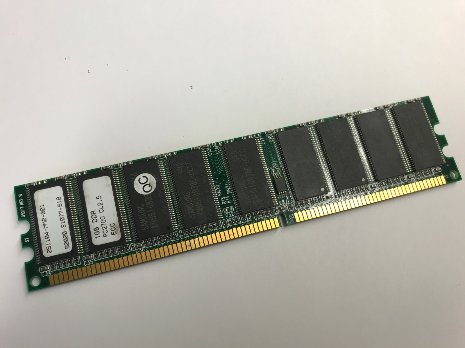 SIMPLETECH SAMSUNG CHIP 1GB 184p PC2700 DDR333 2.5V ECC UDIMM
