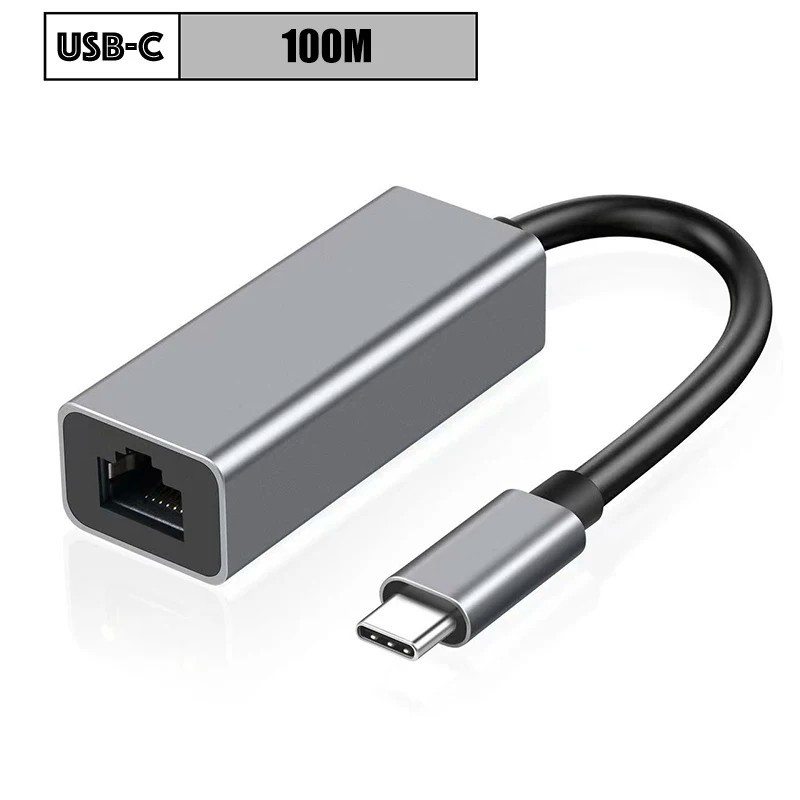 USB-C 3.1 Gigabit Ethernet LAN RJ45 1000Mbps Network Adapter for PC Mac Android