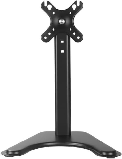 Heavy Duty Black VESA Monitor Stand for 17-32 Inch Screens - Universal Adjustabl