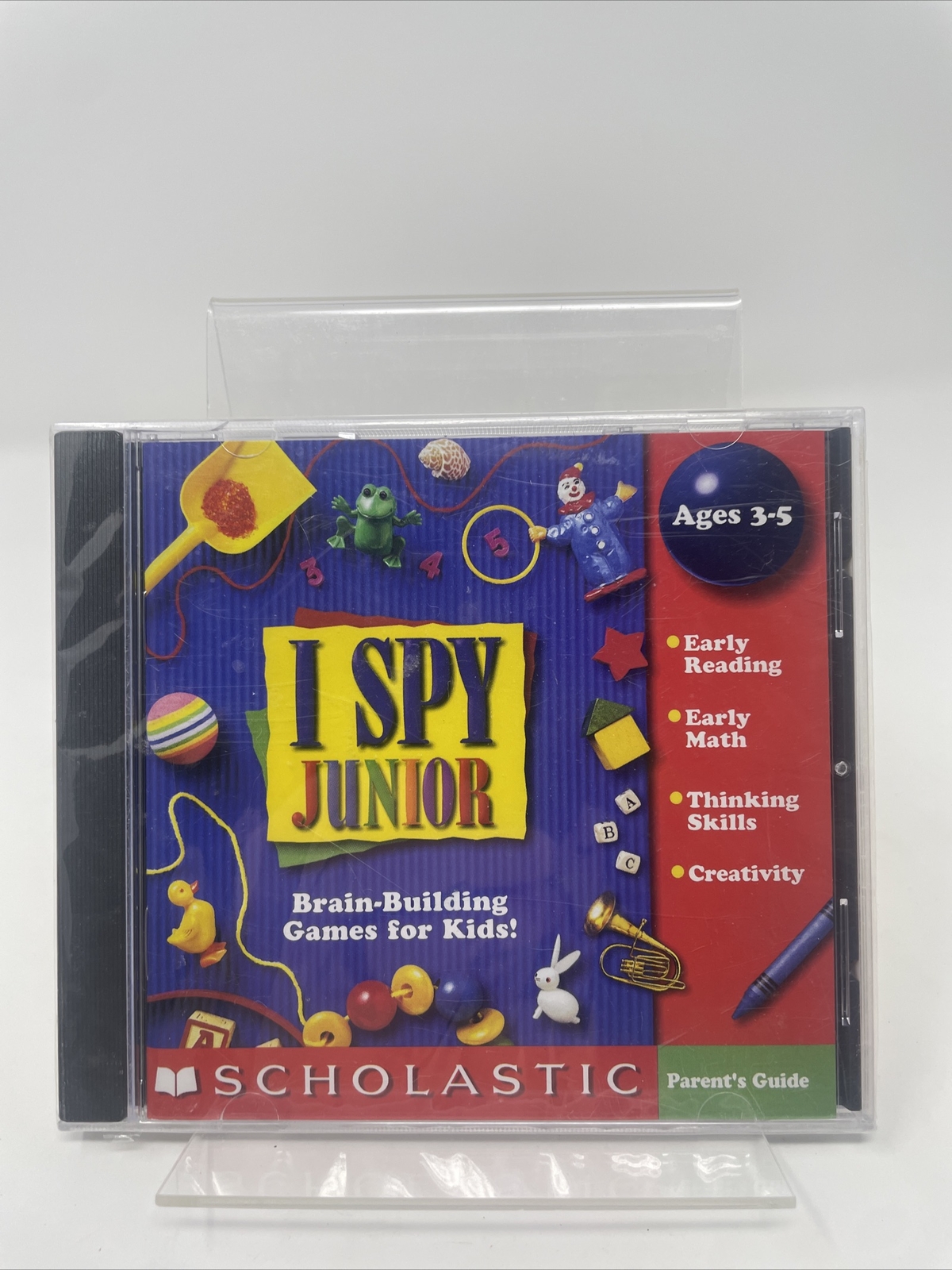 I Spy Junior Scholastic Vintage Ages 3-5 Early Reading Math