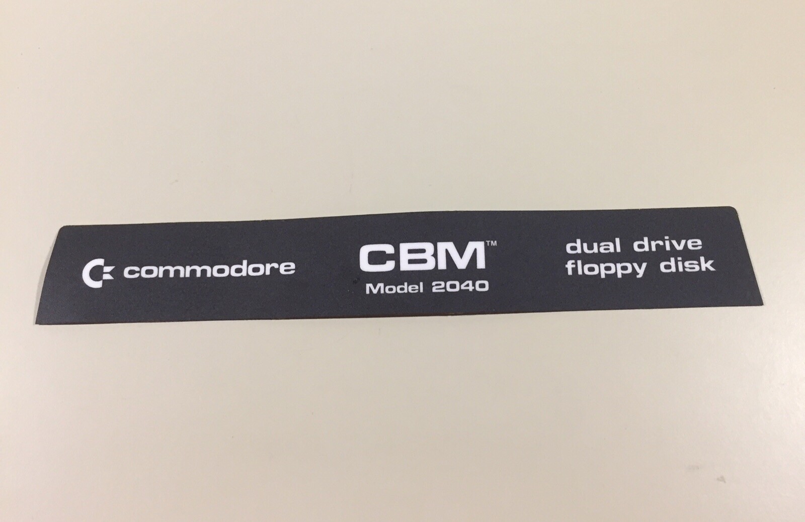 Vintage COMMODORE CBM 2040 Dual Drive Floppy Disk Decal Sticker