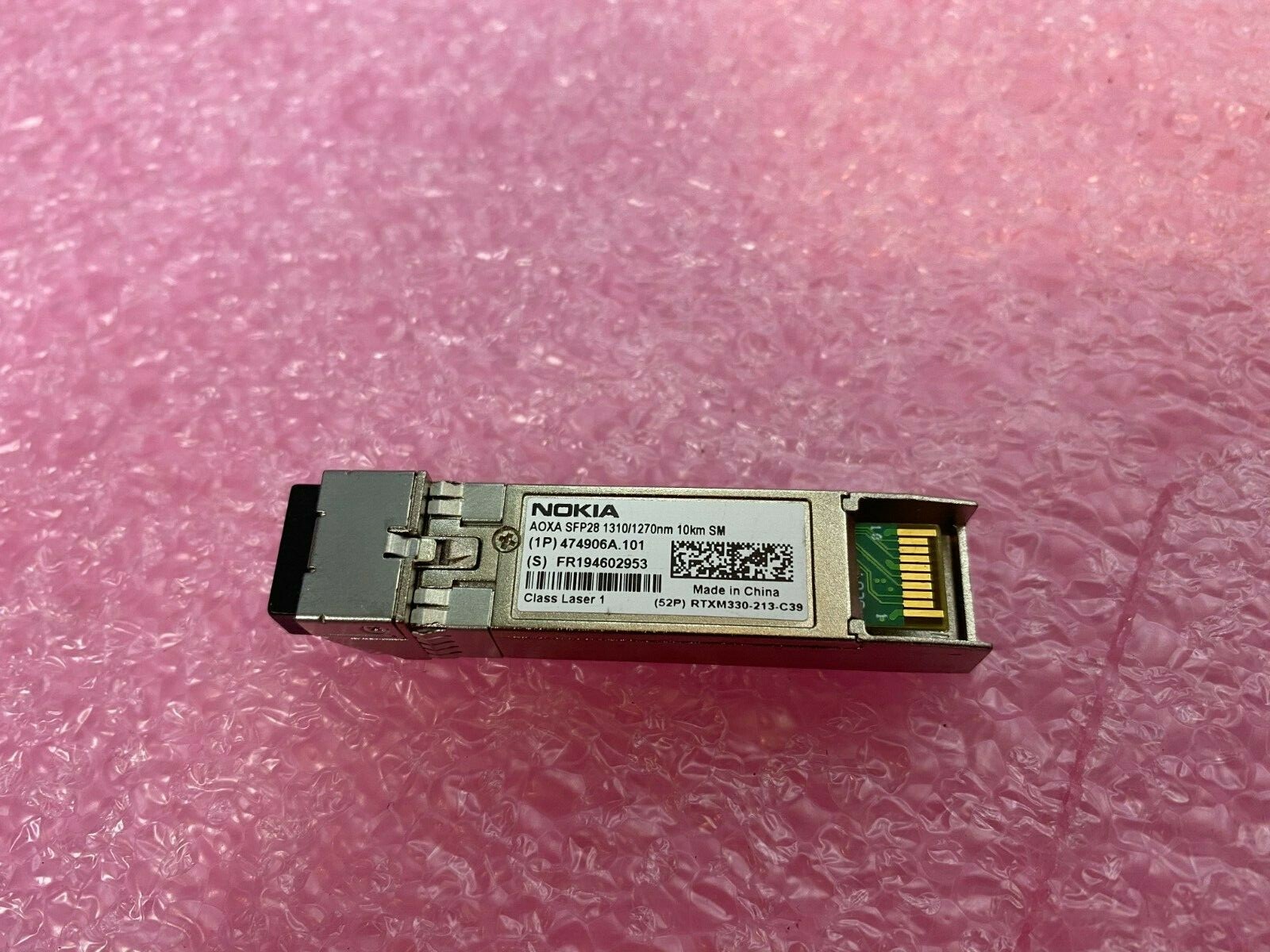 NOKIA AOXA  SFP28  25Gb 10km BiDi  1310nm/Tx 1270nm/Rx  SMF  474906A.101