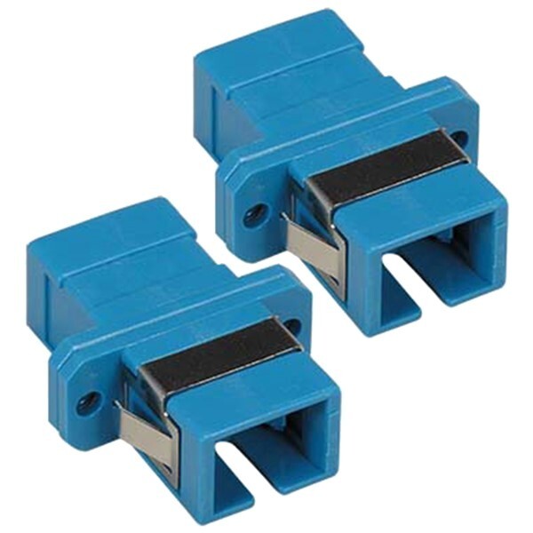 2 Pcs SC to SC Single Mode Simplex Fiber Optic Optical Coupler Adapter Connector
