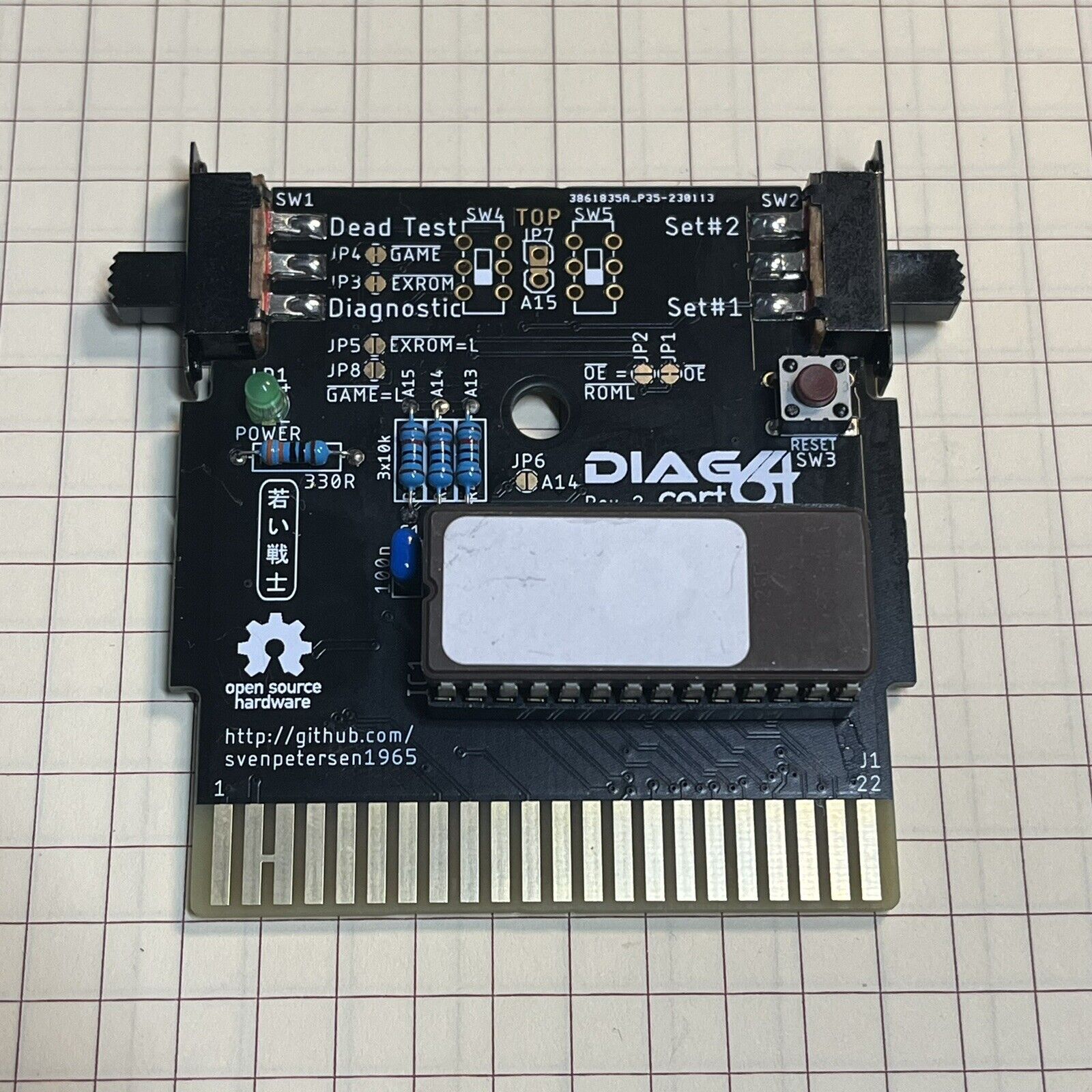 Diag64cart For Commodore 64/128 Diagnostic/Dead Test/1541 Diag By Sven Peterson