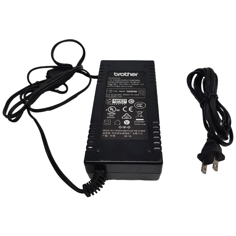Genuine Brother TD-2020 Printer AC Adapter PA-AD-001A Power Supply Charger