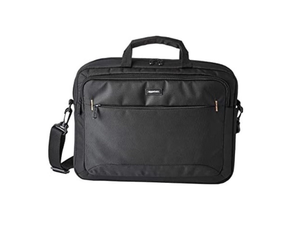 Amazon Basics 15.6 In Laptop Shoulder Bag Black