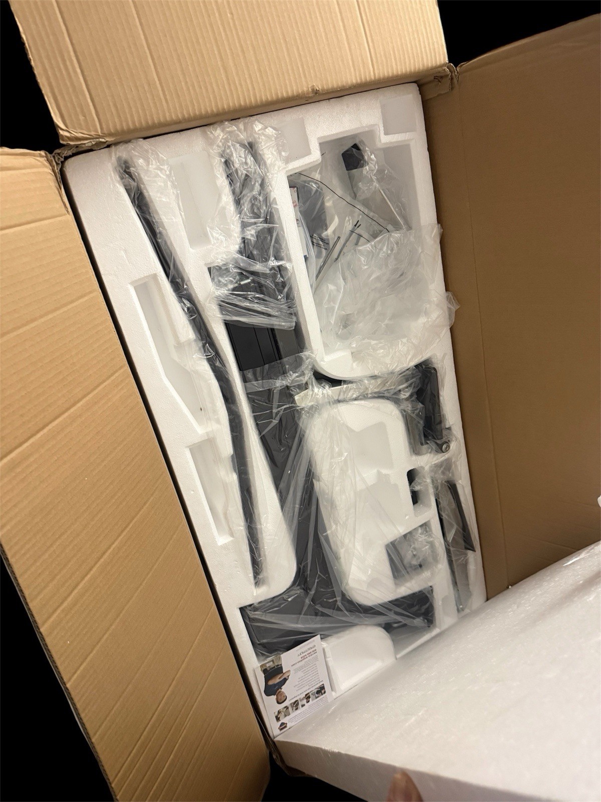 Ergotron WorkFit-S Dual Monitor Sit-Stand Desk Converter – New in Box