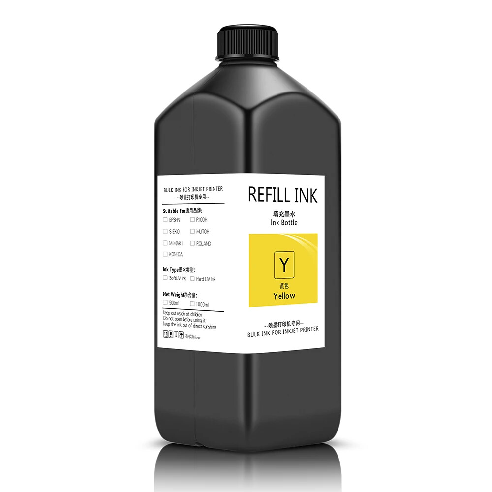 New Improved Universal Hard LED UV Inkjet Ink For Seiko 1020 Printer